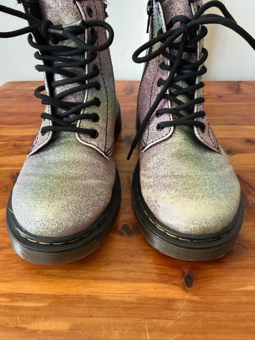 Dr. Martens 1460 Pastel Glitter Junior Boots